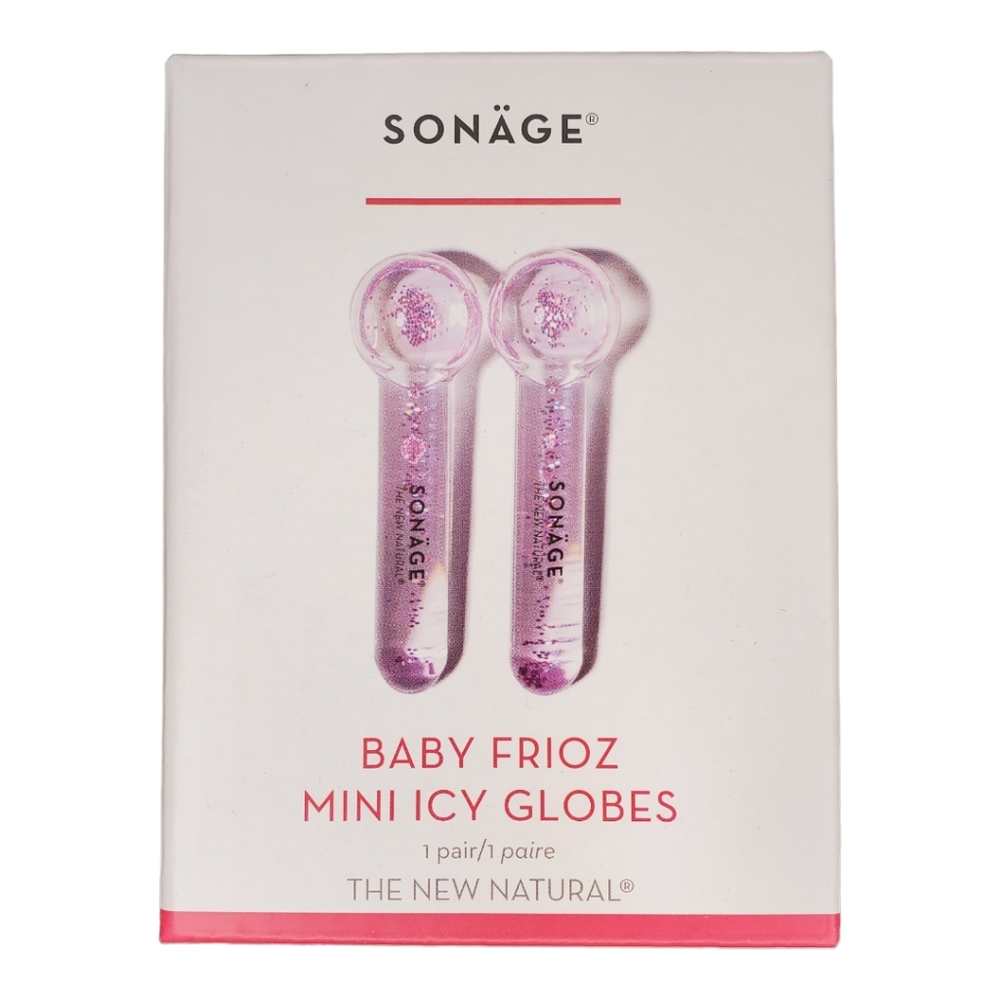 NEW Sonage Baby Frioz Mini Ice Globes Facial Massager